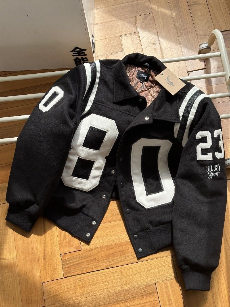 stussy 80 wool varsity jacket目立つ傷や汚れはありません