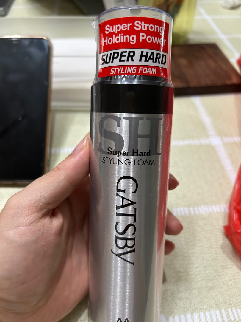 Sengkang Styling Foam Gatsby Super Hard, Beauty & Personal Care, Hair