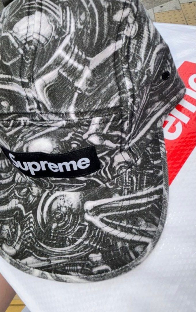 名作 Supreme H.R. Giger Camp Cap Black！ | www ...