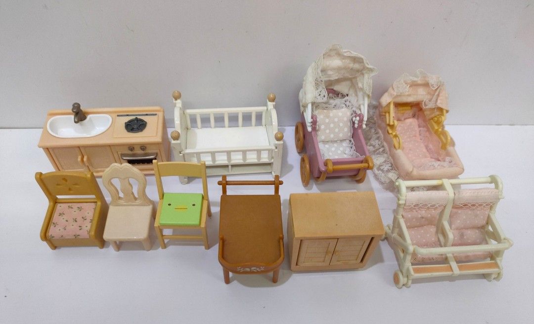 Japan Epoch Sylvanian Families Furniture 10pcs Hobbies Toys