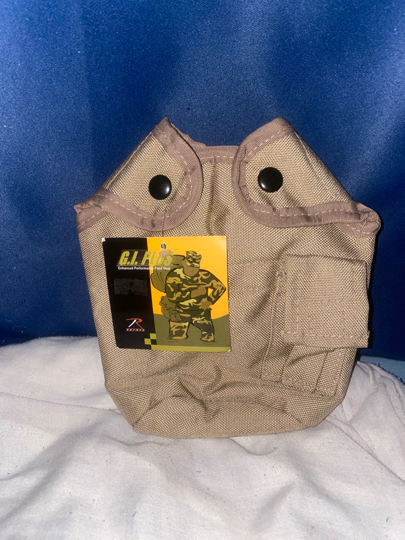 Tan Canteen Holder, Sports Equipment, Hiking & Camping on Carousell