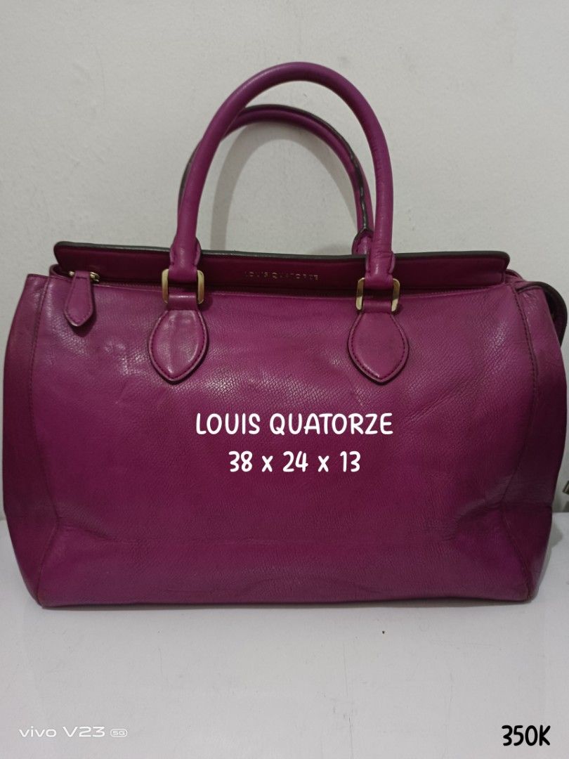 Louis quartos hand bag purple
