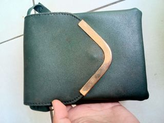 Tas kulit asli hijau