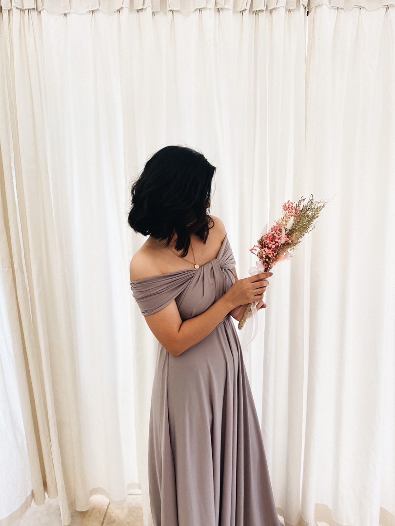 Taupe infinity best sale dress