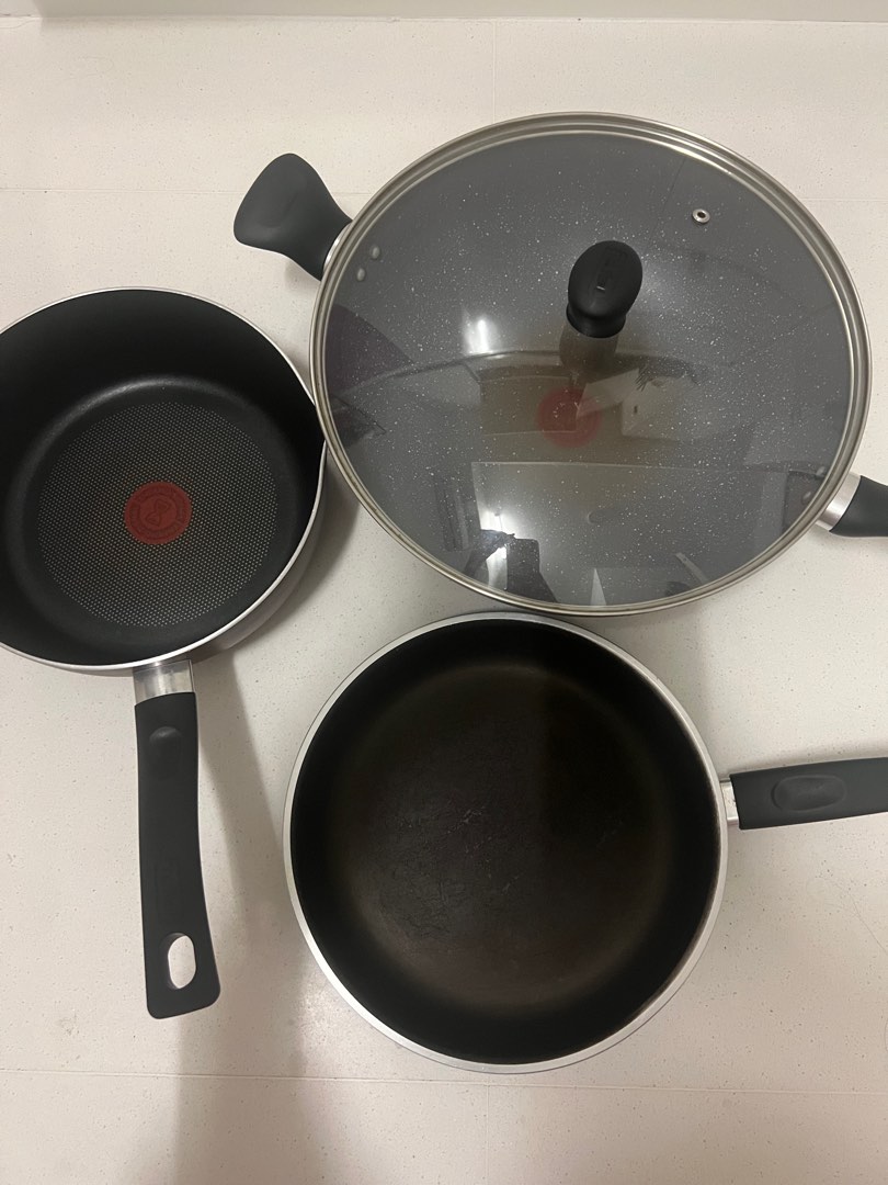 Tefal and IKEA pans, Furniture & Home Living, Kitchenware & Tableware