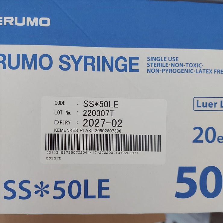 TERUMO Syringes Luer Lock 50ml