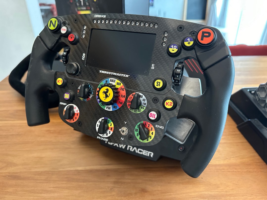 SF1000 Thrustmaster Formula wheel add-on ferrari SF1000 Edition/ferrari f1  wheel/thrustmaster f1 sf1000, Video Gaming, Gaming Accessories, Controllers  on Carousell