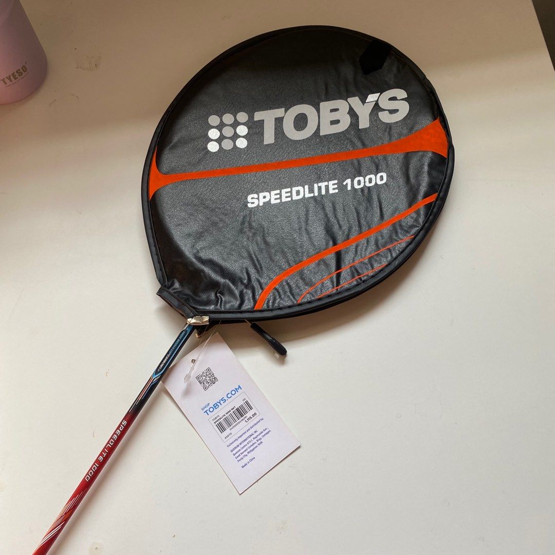 Tobys Speedlite 1000 Badminton Racket, Sports Equipment, Sports & Games