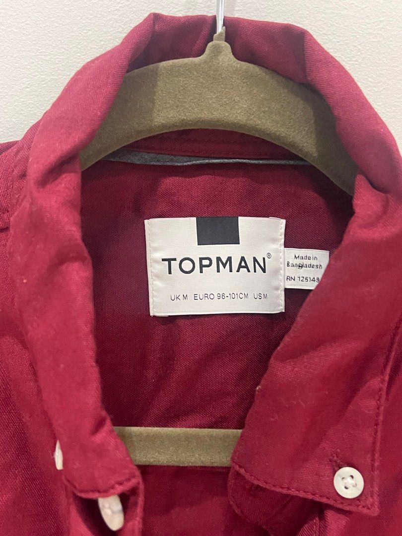 Topman polo shirt (Category: Tshirts & Polo Shirts ) located in Manila. Submitted by mikaela161 (Listing ID 1260103007, Image 2). Description: Original Never been used RFS: (wrong size) A bit too red sa cam but no in person.