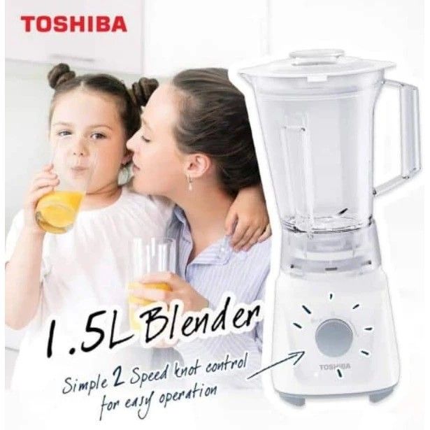 TOSHIBA BLENDER BL60PHNMY BLENDER (600W) 1.5L, TV & Home Appliances