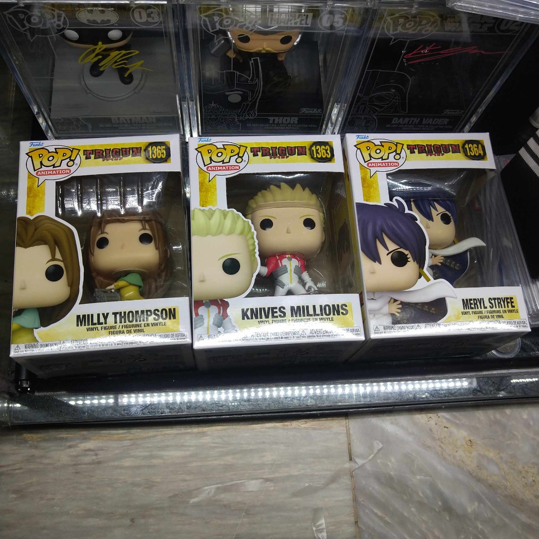 Trigun Set of 3 (Milly, Knives, Meryl), Hobbies & Toys, Toys & Games on