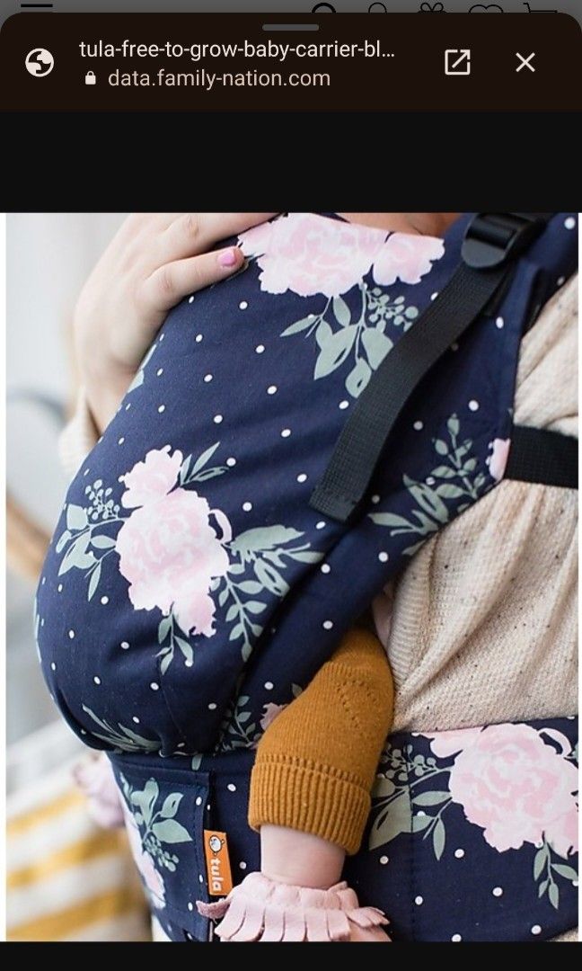 Tula Free to Grow Baby Carrier Blossom From 3.2 Kg Grows