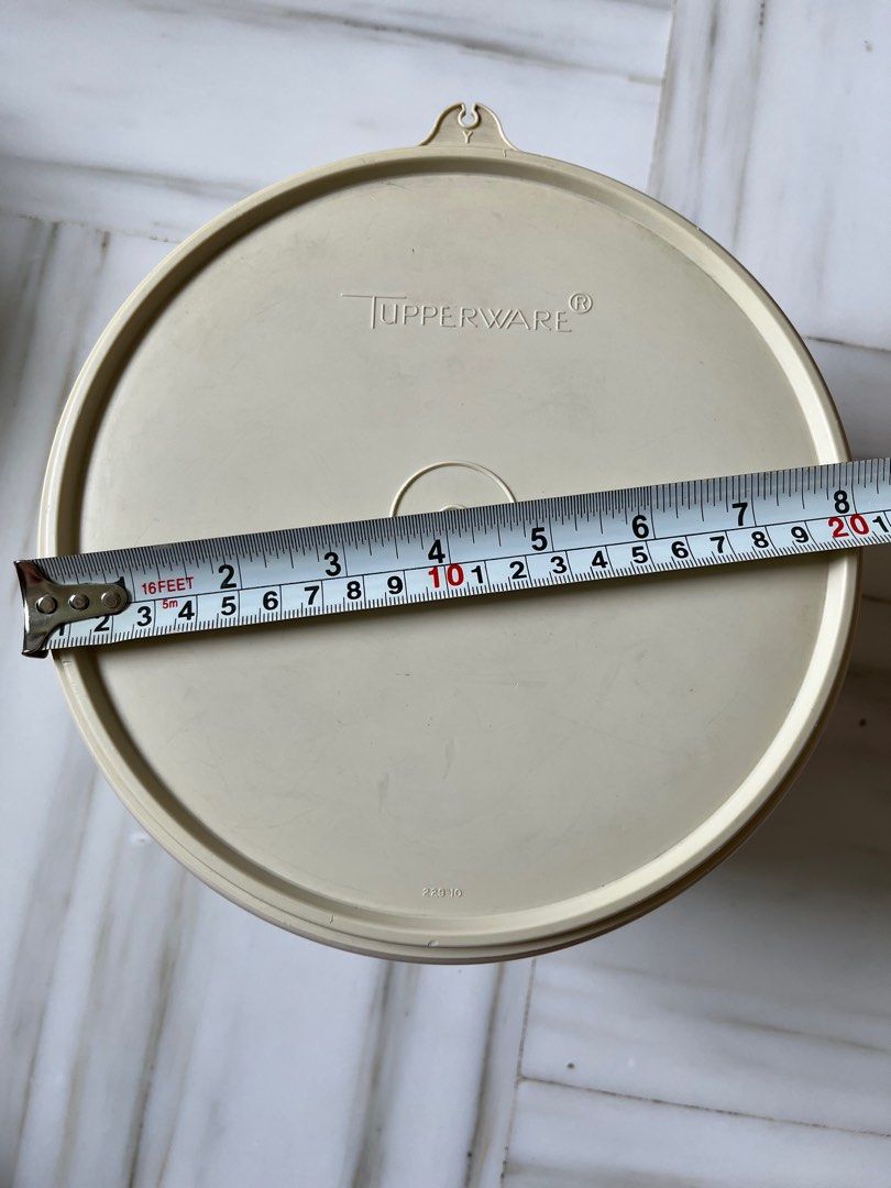 Round Tupperware Metal Tupperware round vintage container, Furniture & Home Living ...