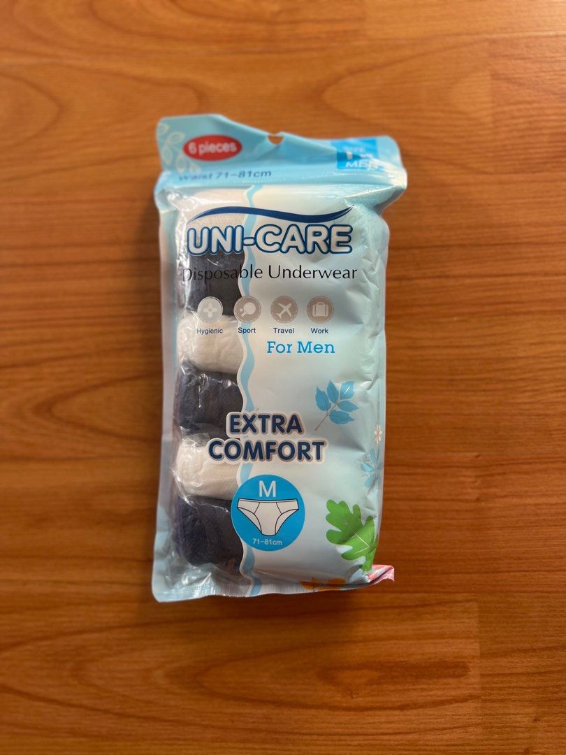 Unicare Disposable Underwear for Mens (Category: Underwear) located in Marikina City. Submitted by cluttermatters (Listing ID 1259999105, Image 1). Description: .