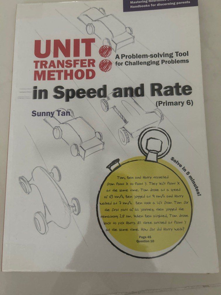 Unit transfer method in speed and rate, Hobbies & Toys, Books