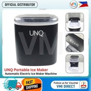 UNQ Portable New Type Ice Maker Automatic 15KG Quick Ice Maker Small Ice Maker Pop Bullet Round Ice Cube Maker Portable Automatic Electric Household Mini Square Shape Three Steps Ice Making Machine  by Hicon -  VMI DIRECT