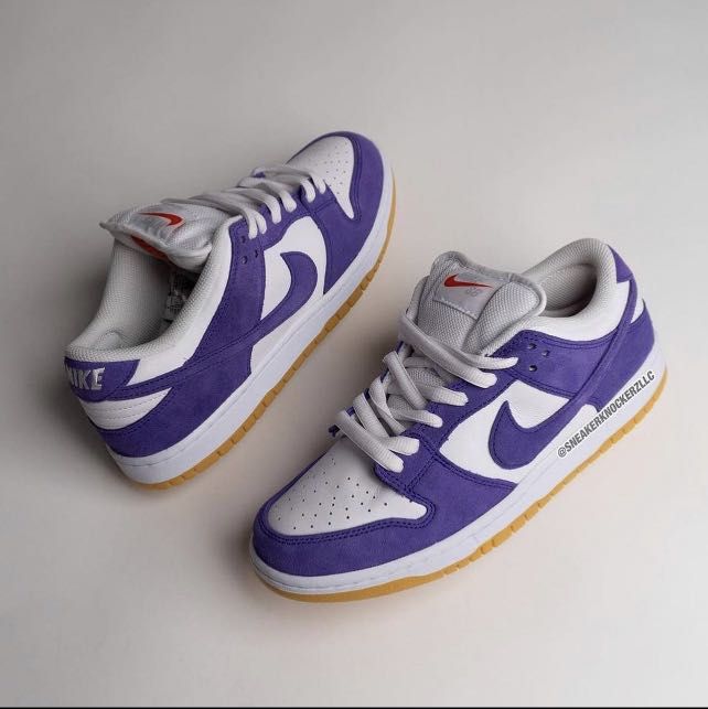 Purple top suede nike