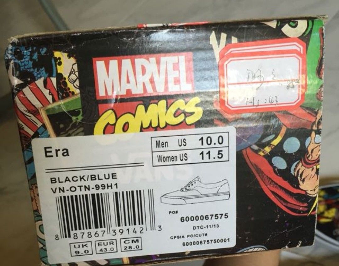 Vans marvel xmen size men US 10 women US 11.5