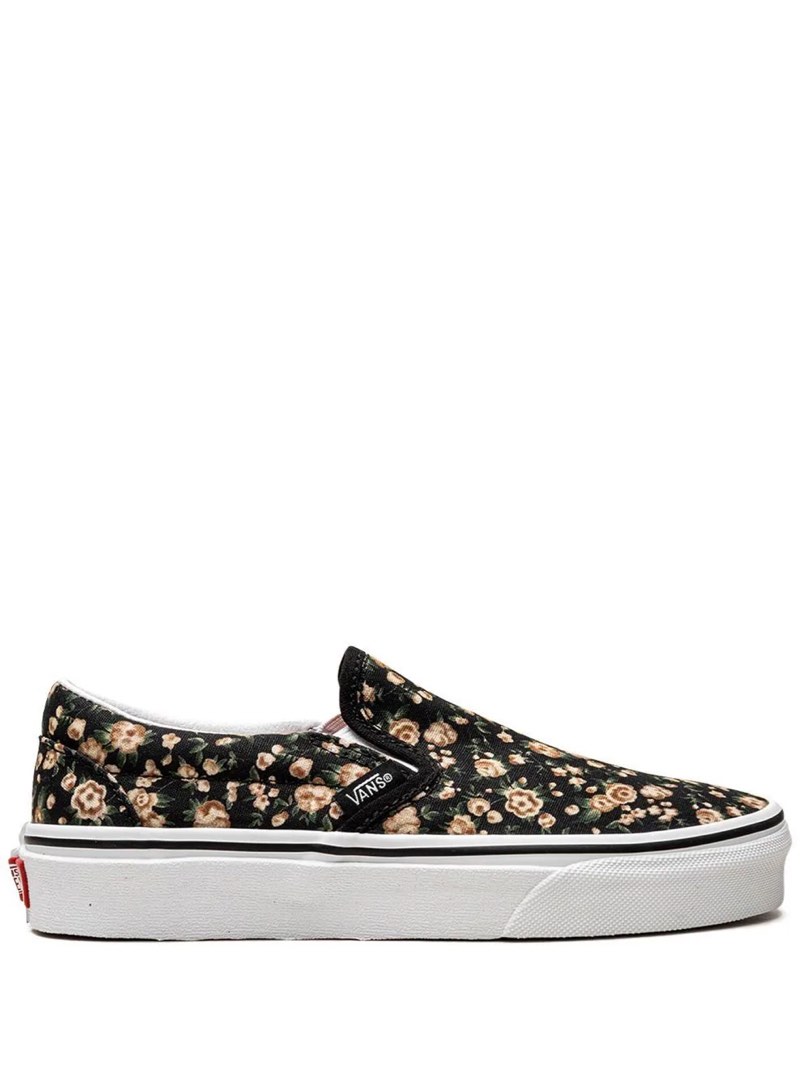 Vans Rose Dreams Classic Slip Ons Women s Fashion Footwear