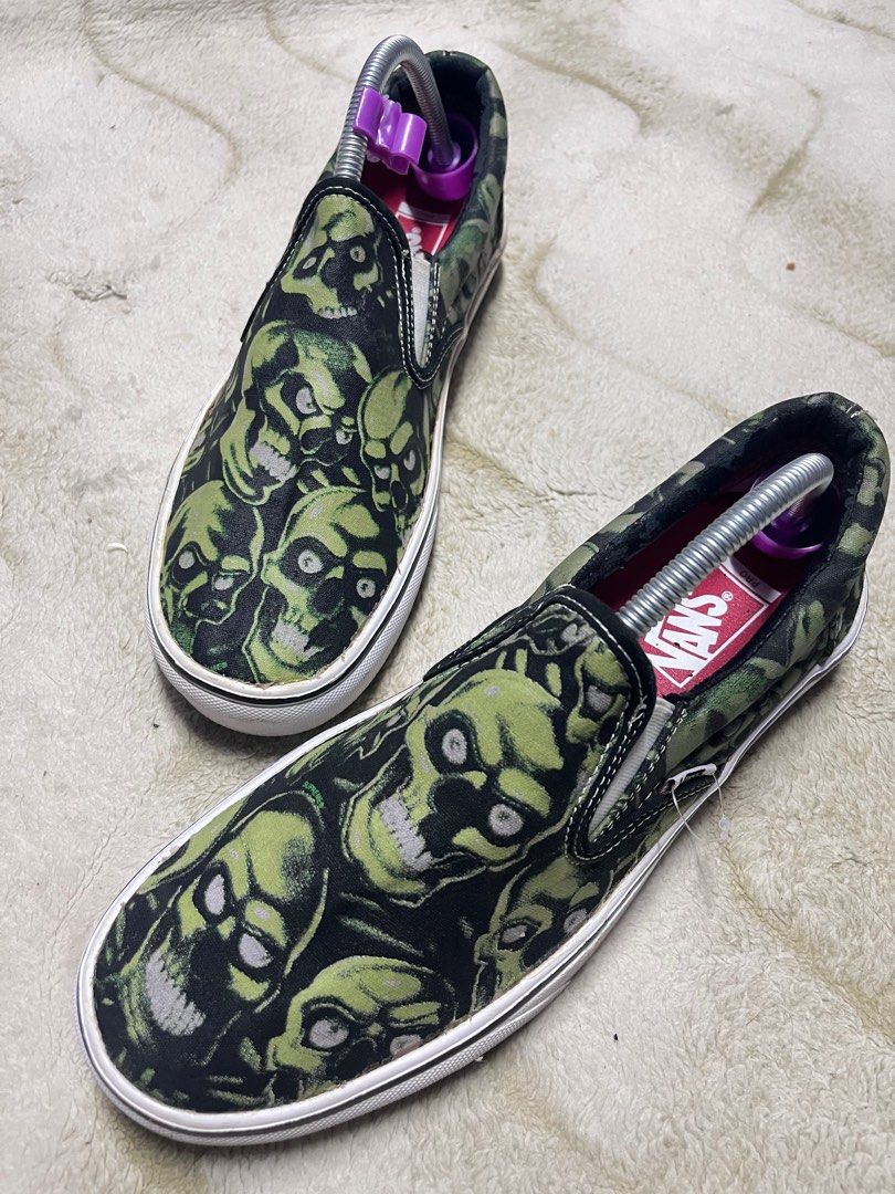 Vans x supreme skull slip on Men s Fashion Footwear Sneakers on