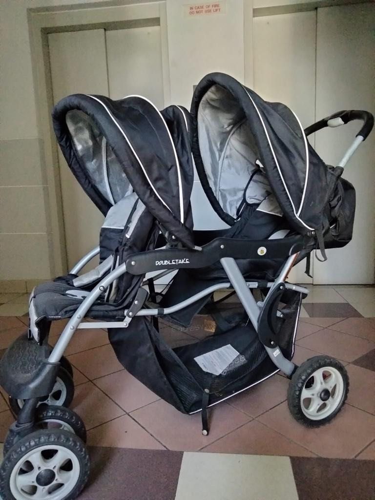 Veebee double best sale take pram