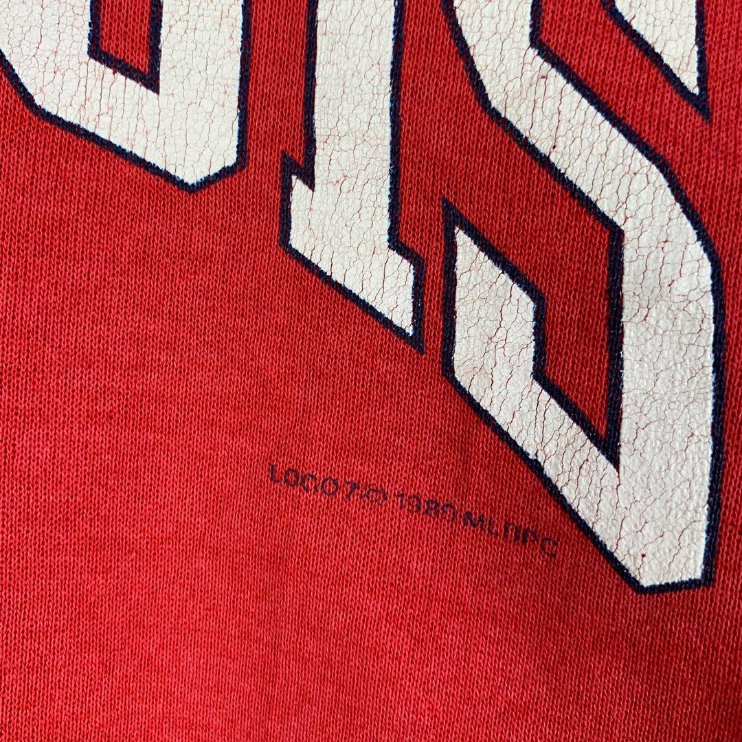 Vintage 1980s St Louis Cardinals MLB Starter Henley Sweater / All