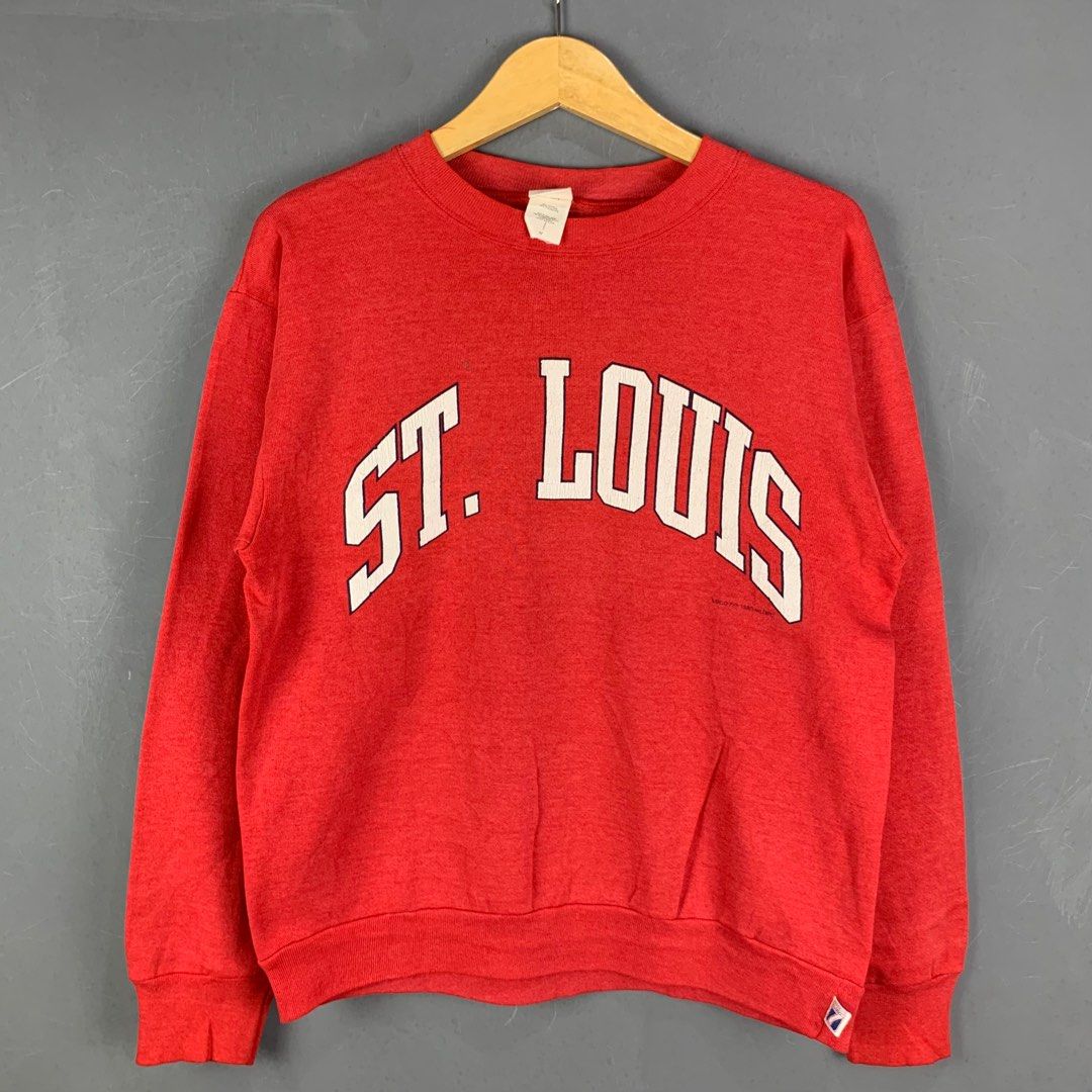 Vintage 1980s St Louis Cardinals MLB Starter Henley Sweater / All