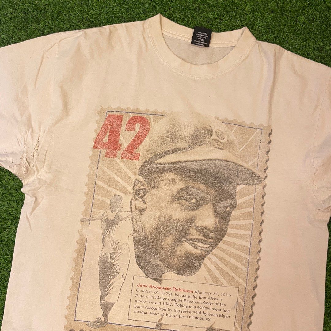Vintage Jackie Robinson 90S Style Shirt First African American