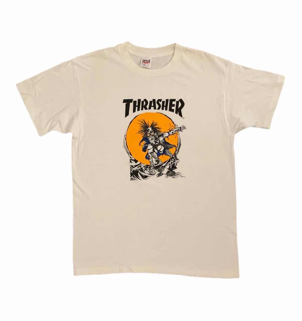 Vintage Thrasher Pushead T-Shirt Size Small Mens Skateboarding