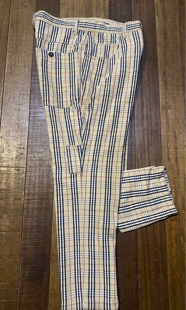 Burberry Wool Check Trousers | Harrods KW