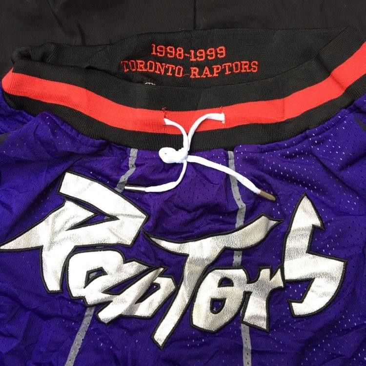 JUST DON Toronto Raptors 98-99 Stitched Shorts