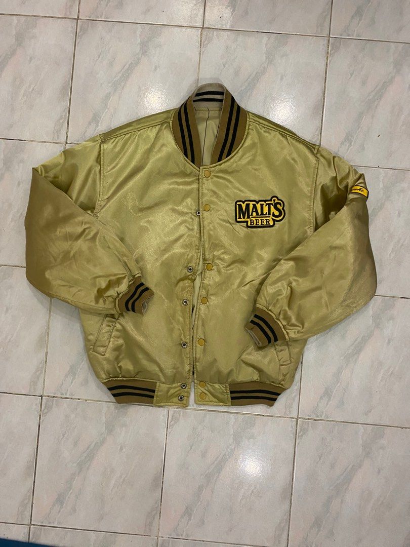 Vintage Malts Beer Varsity, Men's Fashion, Coats, Jackets and Outerwear