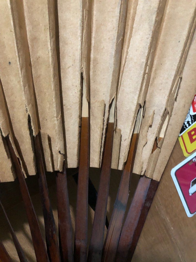 Vintage old very large folding fan wall display, Hobbies & Toys, Memorabilia & Collectibles