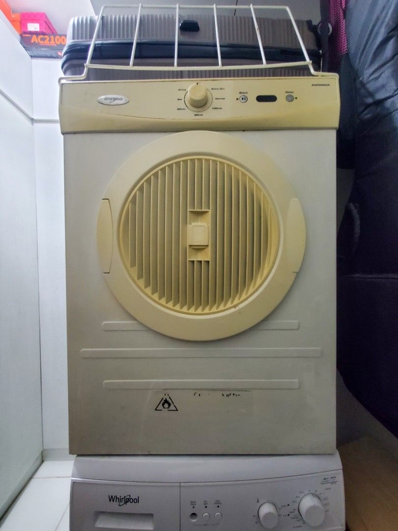 WHIRLPOOL FULLY AUTOMATIC 6KG FRONT LOAD DRYER AWD 60 A, TV & Home