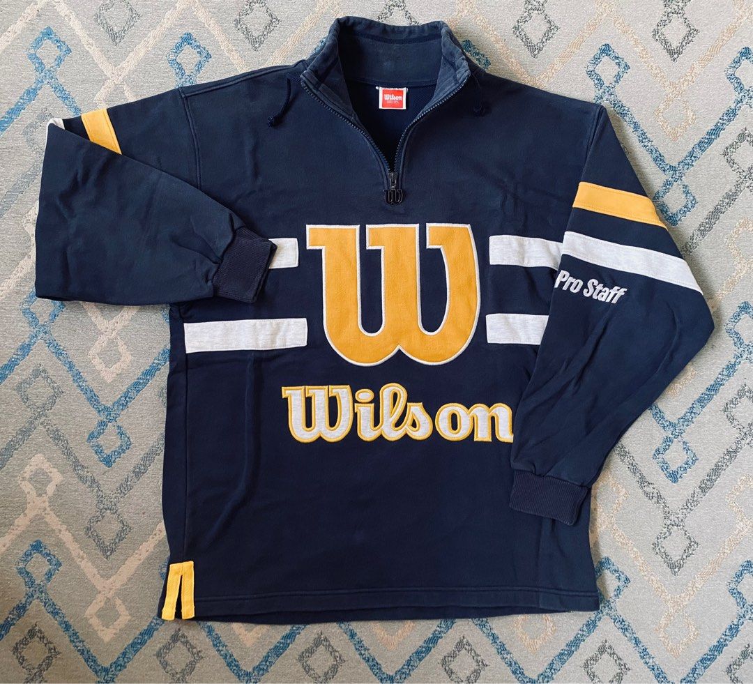 Wilson Sweatshirt, Men's Fashion, Activewear on Carousell
