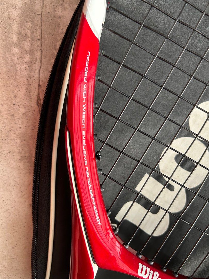 Wilson Tennis Racket, Sports Equipment, Sports & Games, Racket & Ball ...