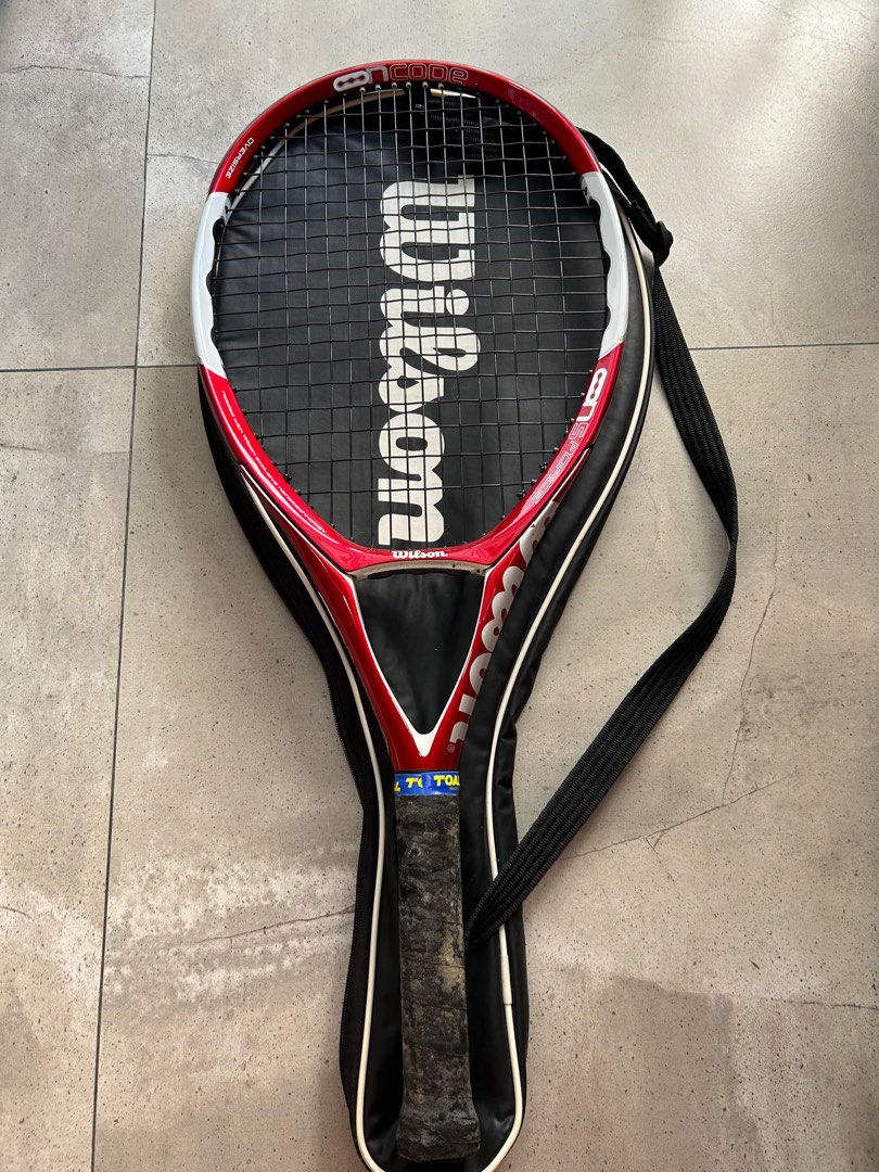 Wilson Tennis Racket, Sports Equipment, Sports & Games, Racket & Ball ...