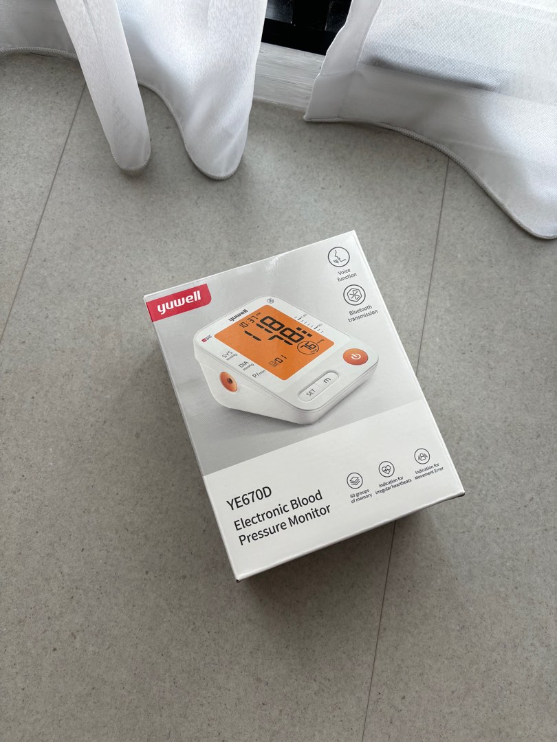 Yuwell Blood Pressure Monitor, Health & Nutrition, Health Monitors