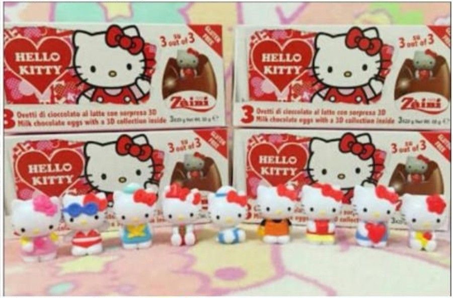 Zaini Hello Kitty Surprise Egg Figurines Toy 1pc 2 All 3pcs 5 No Trades Fast Deal Free Mail Only When Purchase All 3