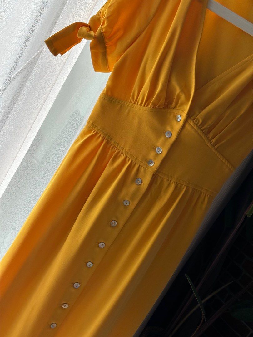 Zalora yellow dress 2025