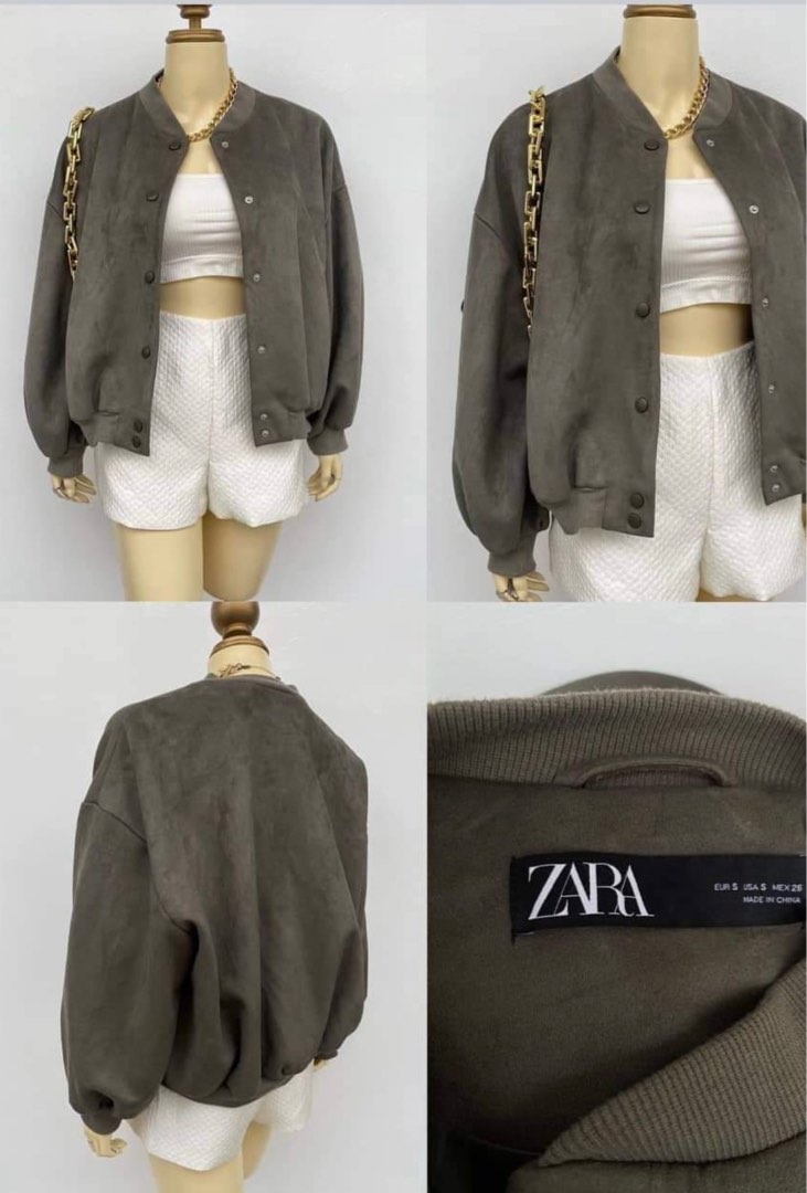 Zara bomber jacket, Women's Fashion, Coats, Jackets and Outerwear on ...