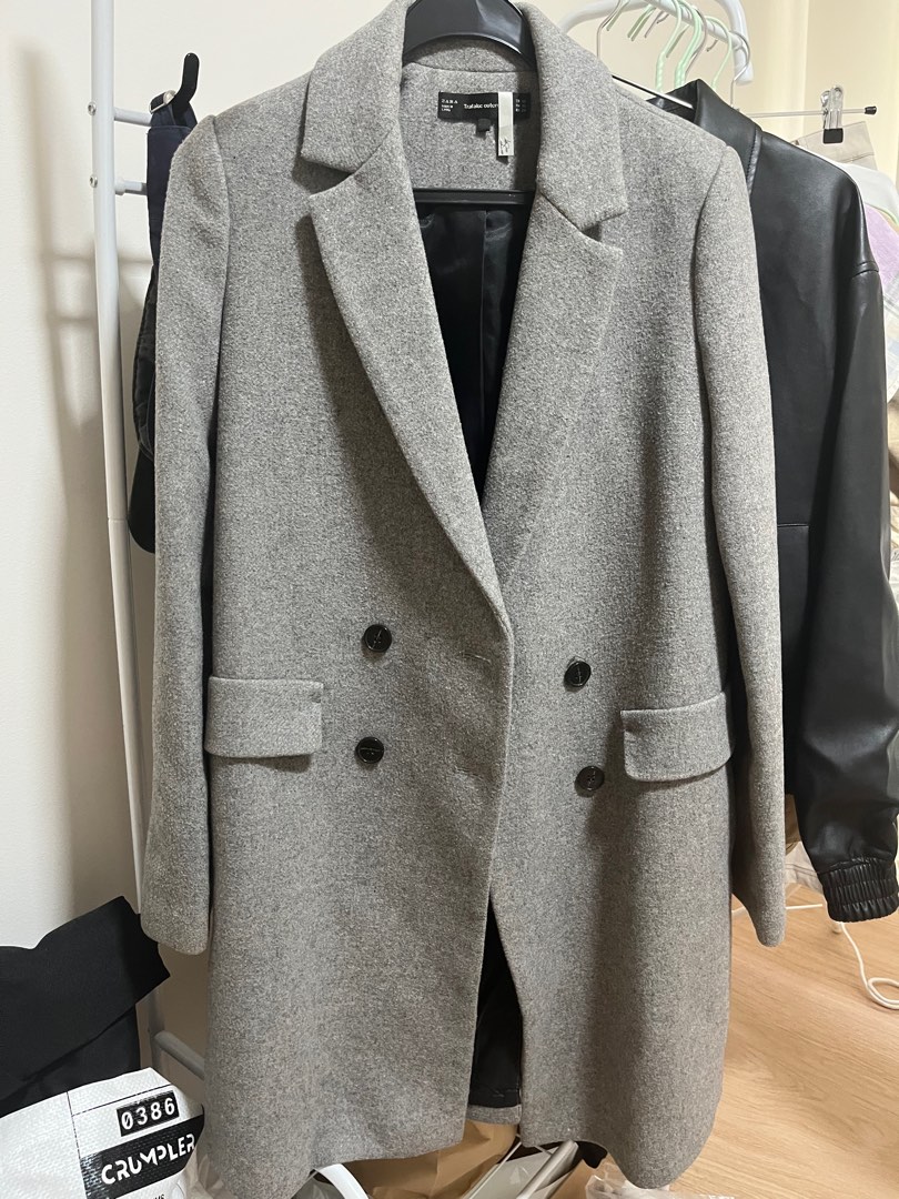 zara grey jacket