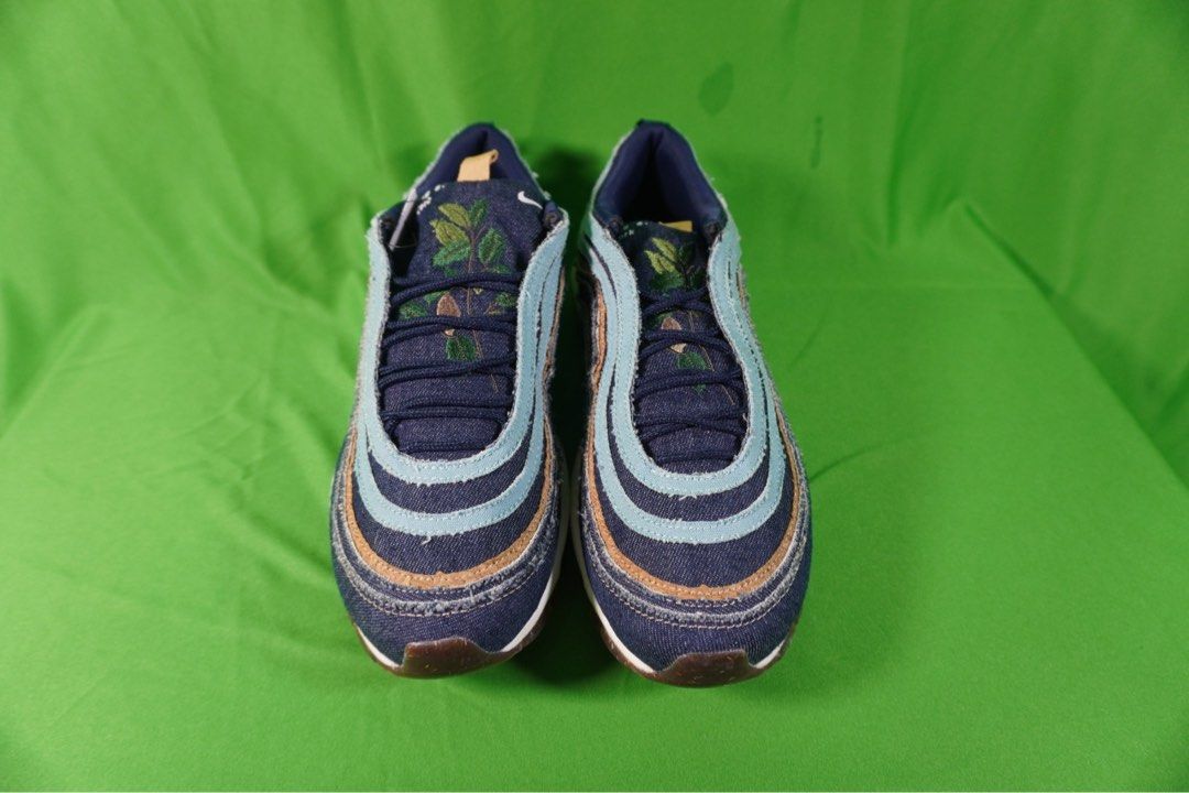 1408.Nike Air Max 97 SE Cork denim size 43 Insole 27 5 Made in