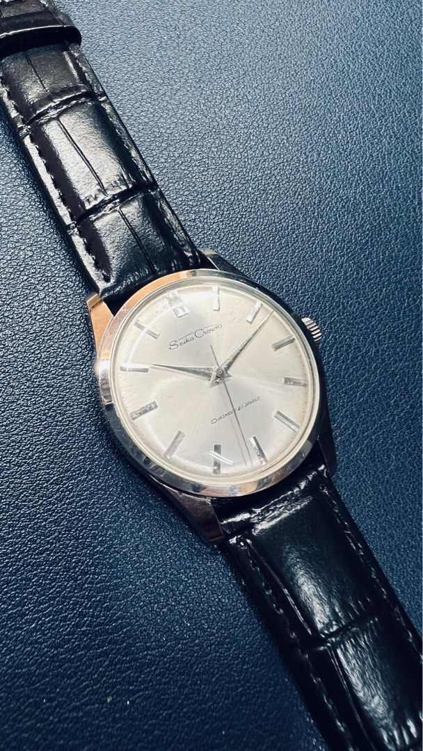 已檢測功能正常)1964s Seiko Crown STP 泡泡鏡J14091型號21石 已檢測功能正常)1964s Seiko Crown STP 泡泡鏡J14091型號21石