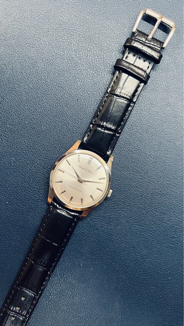 已檢測功能正常)1964s Seiko Crown STP 泡泡鏡J14091型號21石 已檢測功能正常)1964s Seiko Crown STP 泡泡鏡J14091型號21石