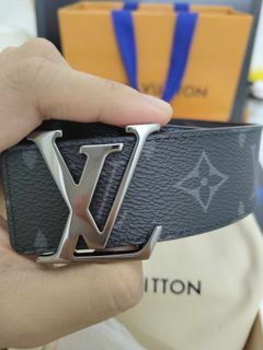 Louis Vuitton Belt Initiales Reversible Monogram Black Ghw – ValiseLaBel