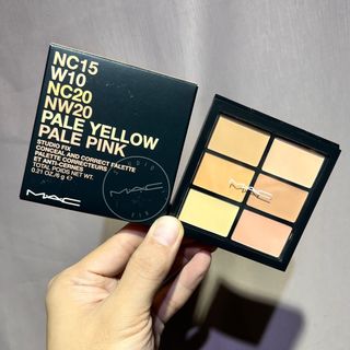 ❤️4,000 positive reviews, SF Express delivery‼️ MAC Make-up Artists Complete 6-Piece Concealer and Contour Palette - Light. Six-color concealer and contour palette for light skin tones, covers dark circles, tear troughs, nasolabial folds. NC15 W10 NC20 NW20 PALE YELLOW PALE PINK MAC light 11111629296935202571125