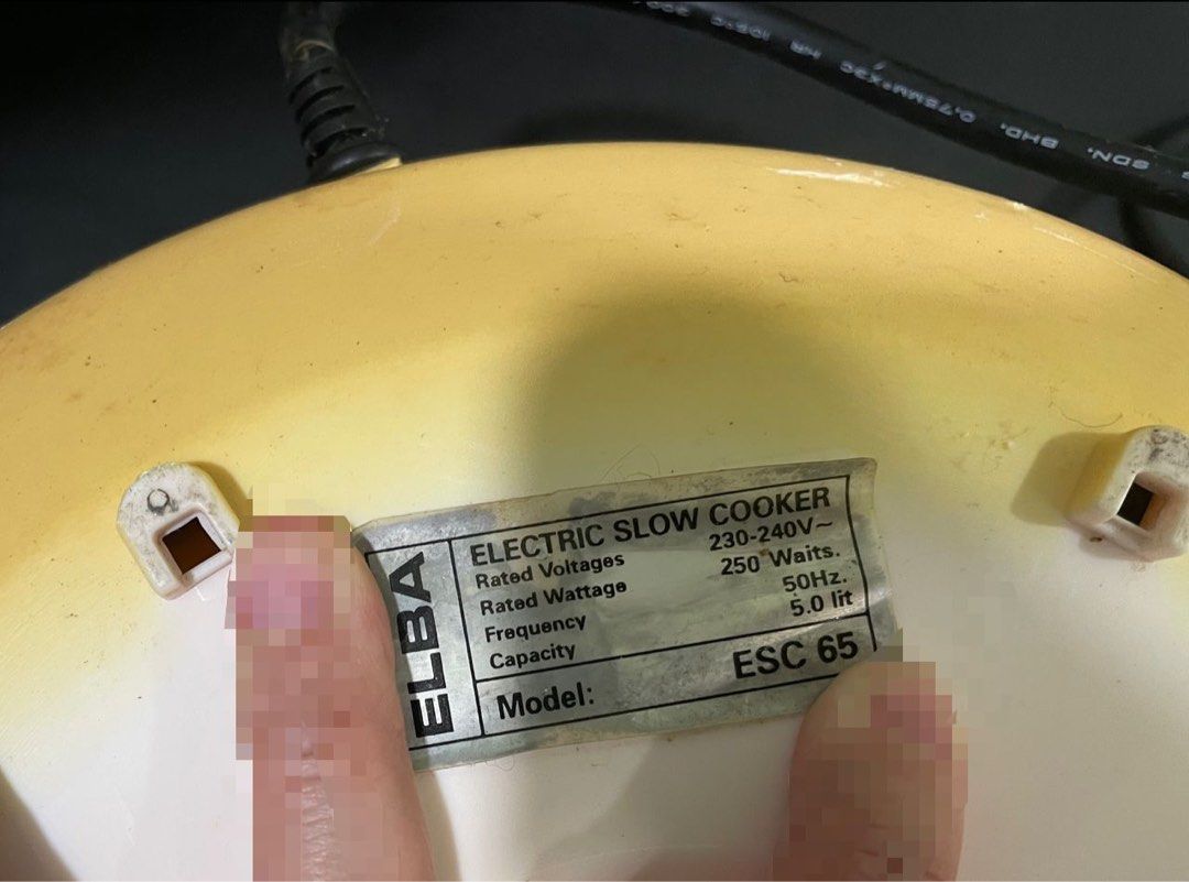 5.0 litre slow cookernot halal (30+ years old, still working), TV