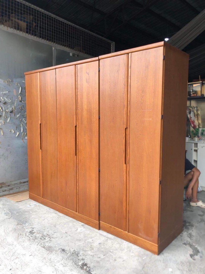 6door wooden wardrobe closet, Furniture & Home Living, Furniture