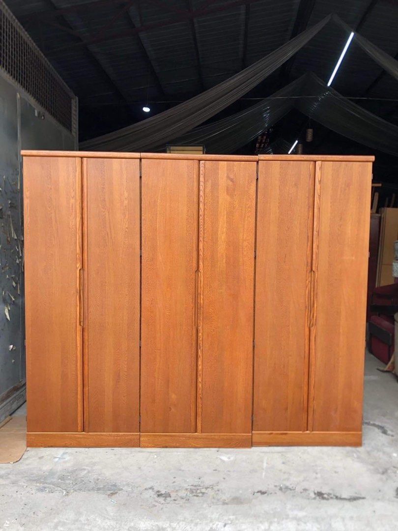 6door wooden wardrobe closet, Furniture & Home Living, Furniture